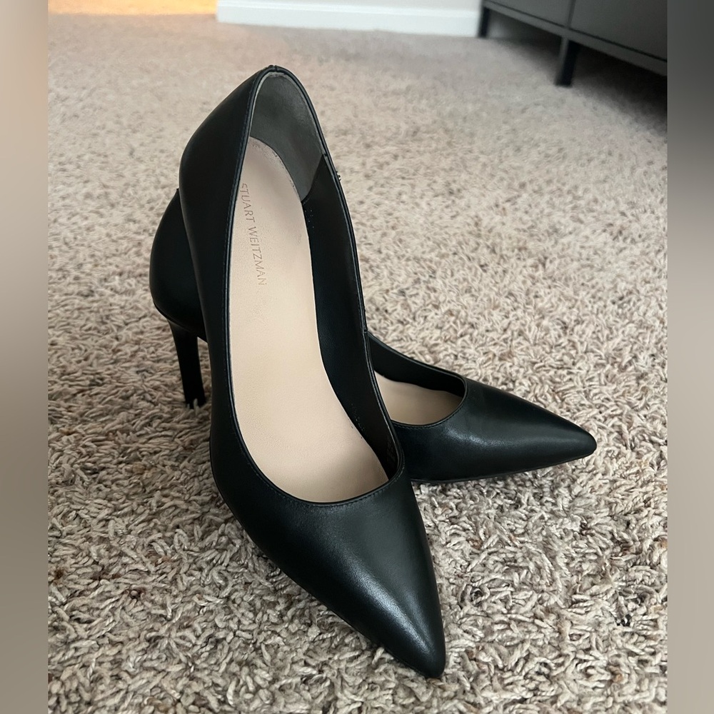 Stuart Weitzman Black Pump 75